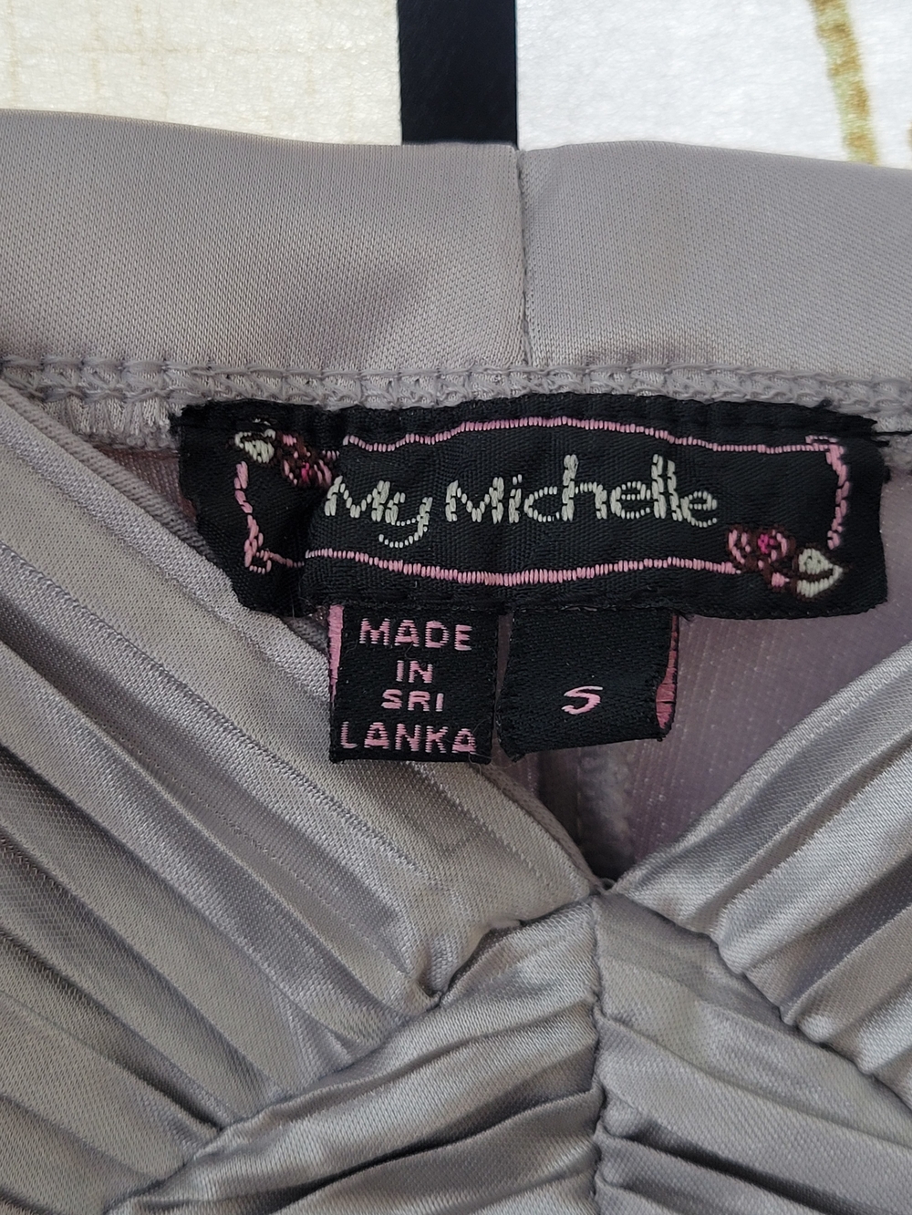 My Michelle Gray Midi Dress - Picture 1 of 3